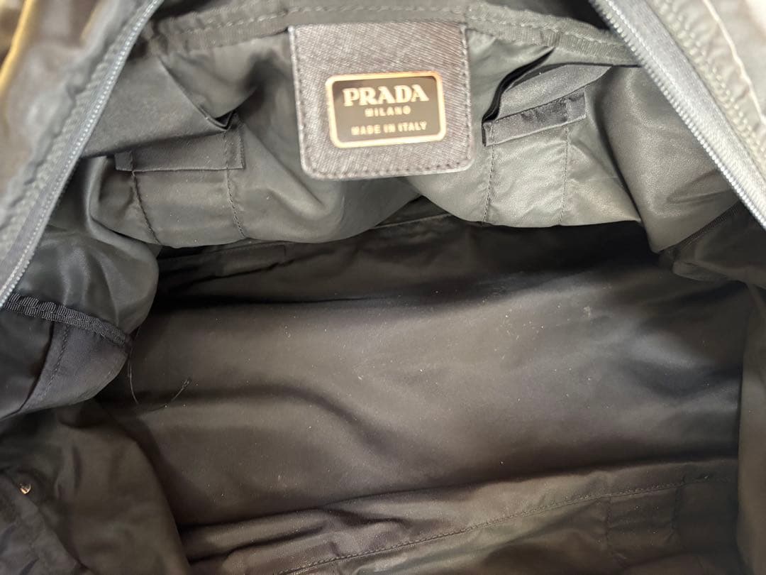 【Mii】PRADA ブラック ボストンバッグ