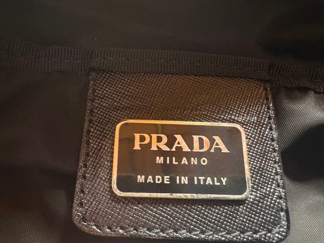 【Mii】PRADA ブラック ボストンバッグ