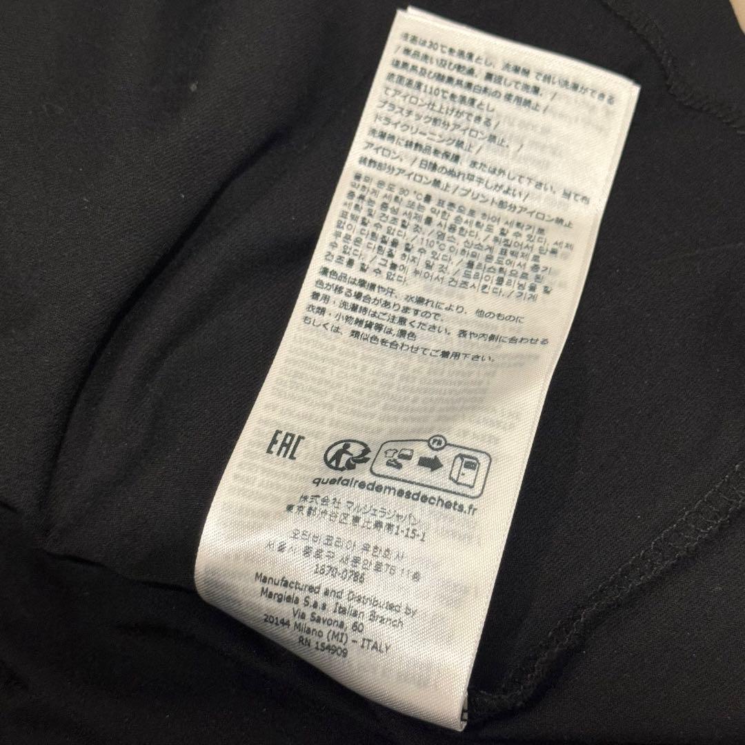 〈新品〉Maison Margiela ブラック Tシャツ サイズ10