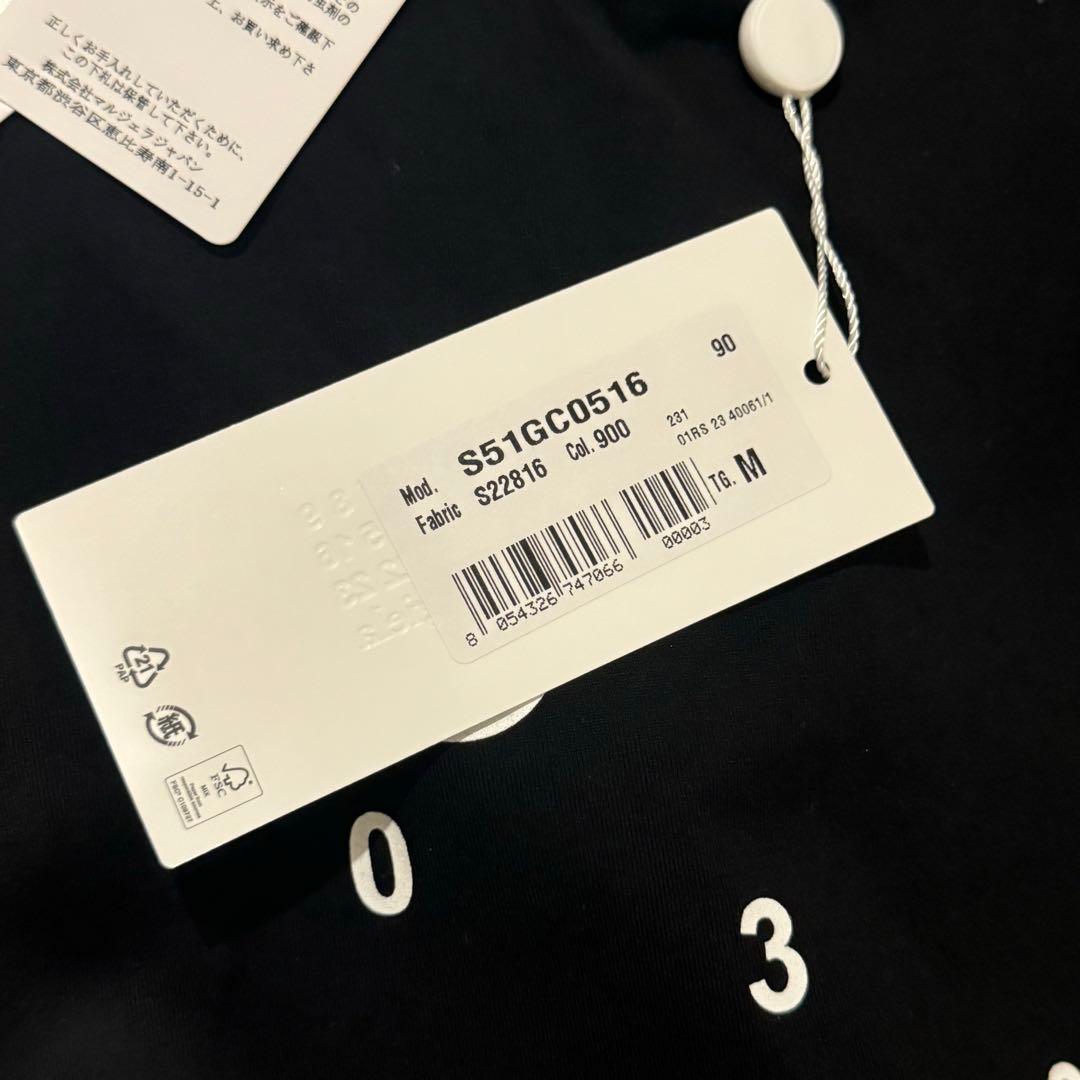 〈新品〉Maison Margiela ブラック Tシャツ サイズ10