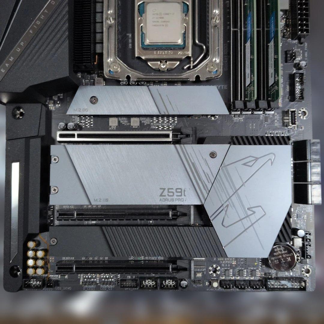 Z590 AORUS PRO AX＋i7-11700K＋DDR4メモリ16GB