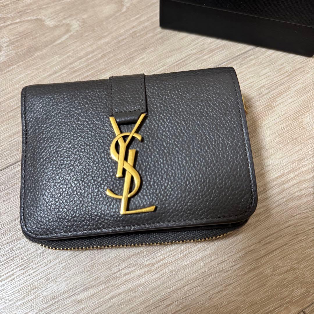 美品　サンローラン　財布　二つ折り　SAINT LAURENT レディース