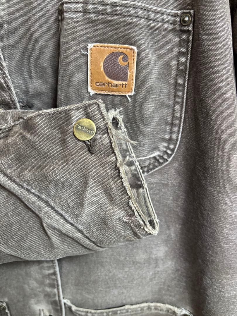 【最終値下げ】carhartt カバーオール ミシガンチョアコート ブラウン
