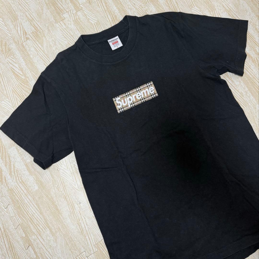supreme BURBERRY 半袖Tシャツ　トップス