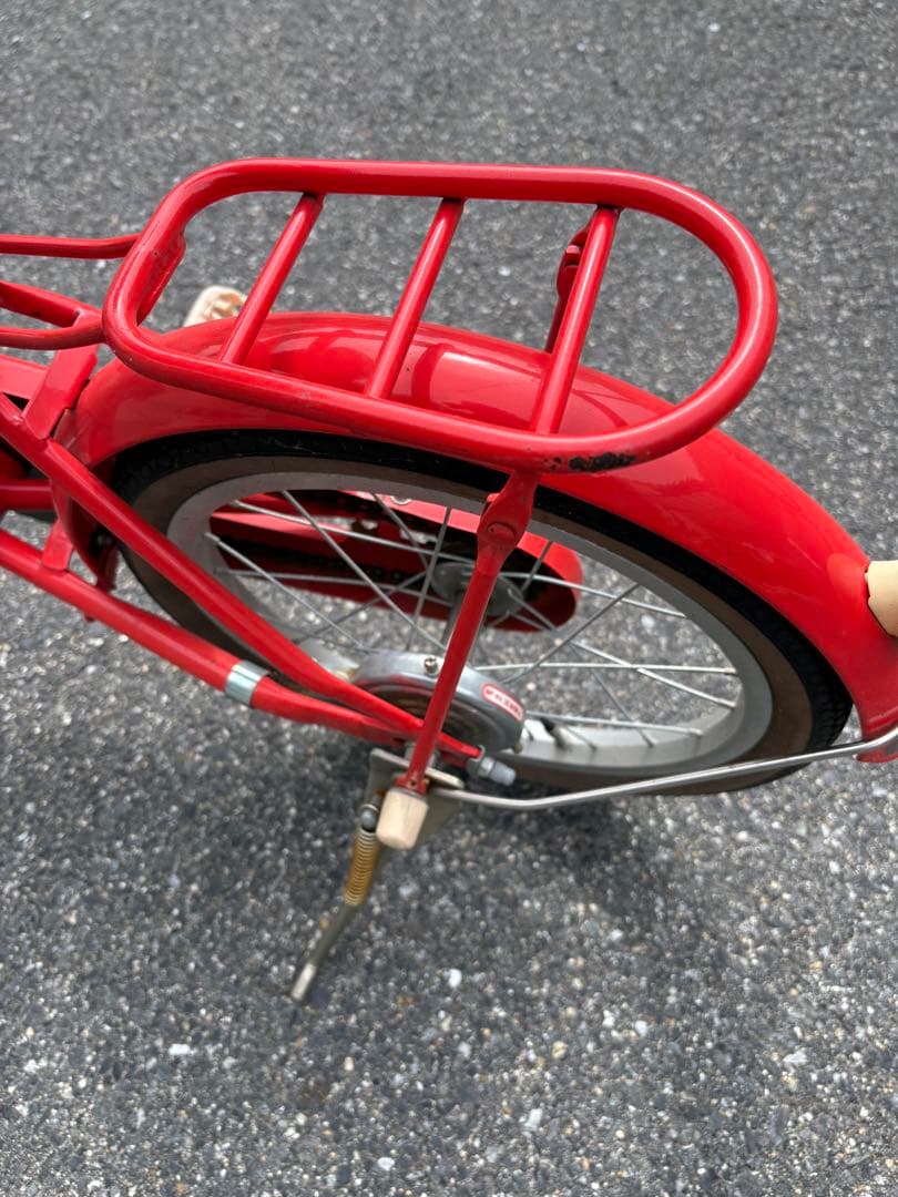 HACCHI 子供用自転車 赤 かご付き