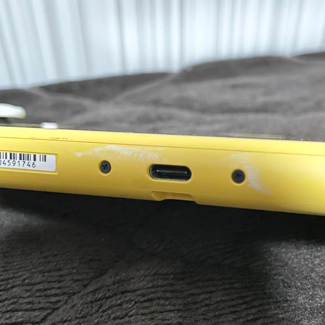 Switchライト イエロー ジャンク品 右スティック 箱付き