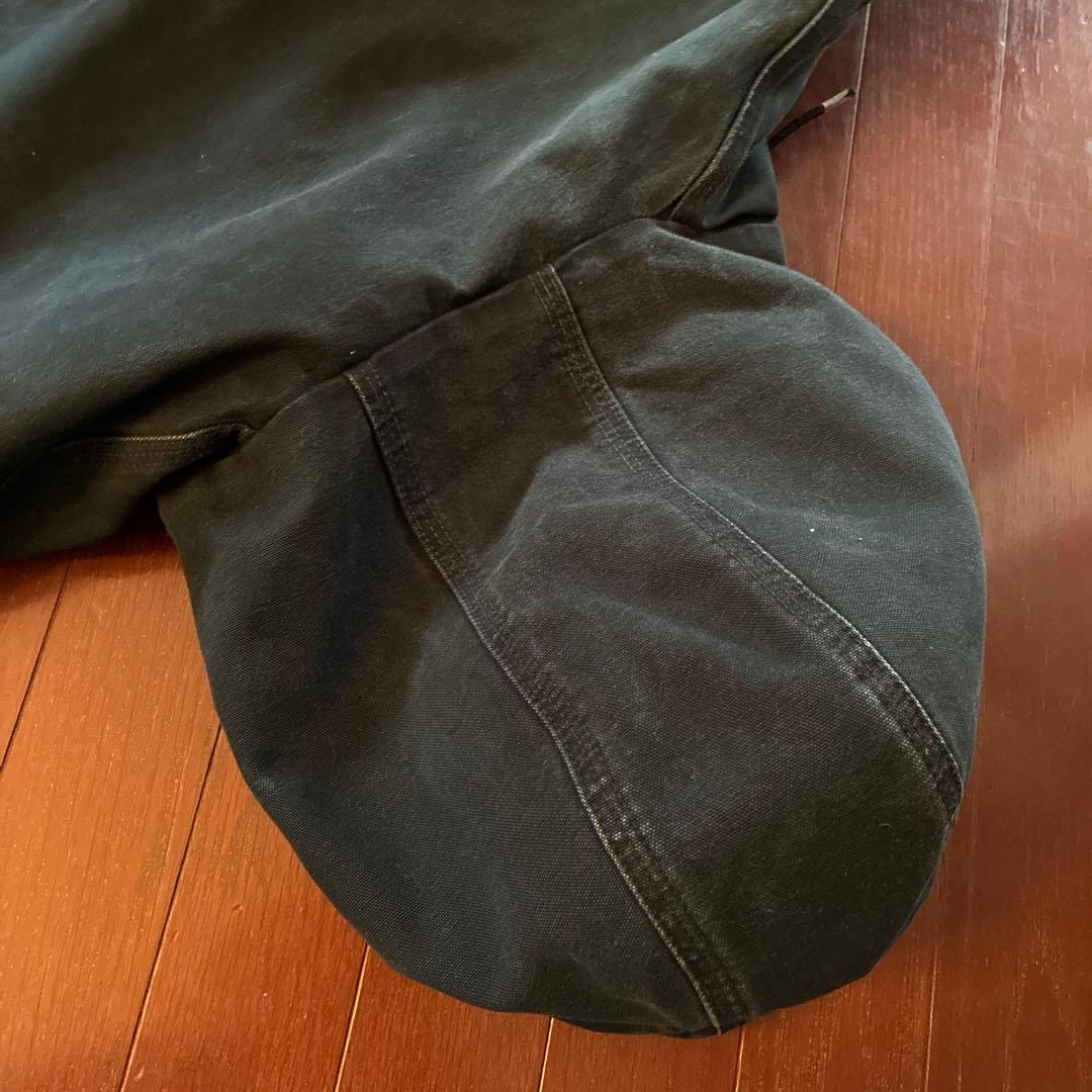 希少✨Carhartt アクティブジャケットUSA製フード付きダークネイビー色