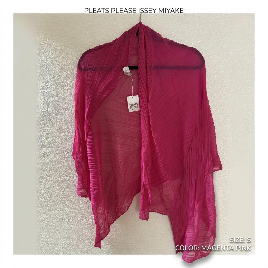 PLEATS PLEASE ISSEY MIYAKE ストール マゼンタピンク