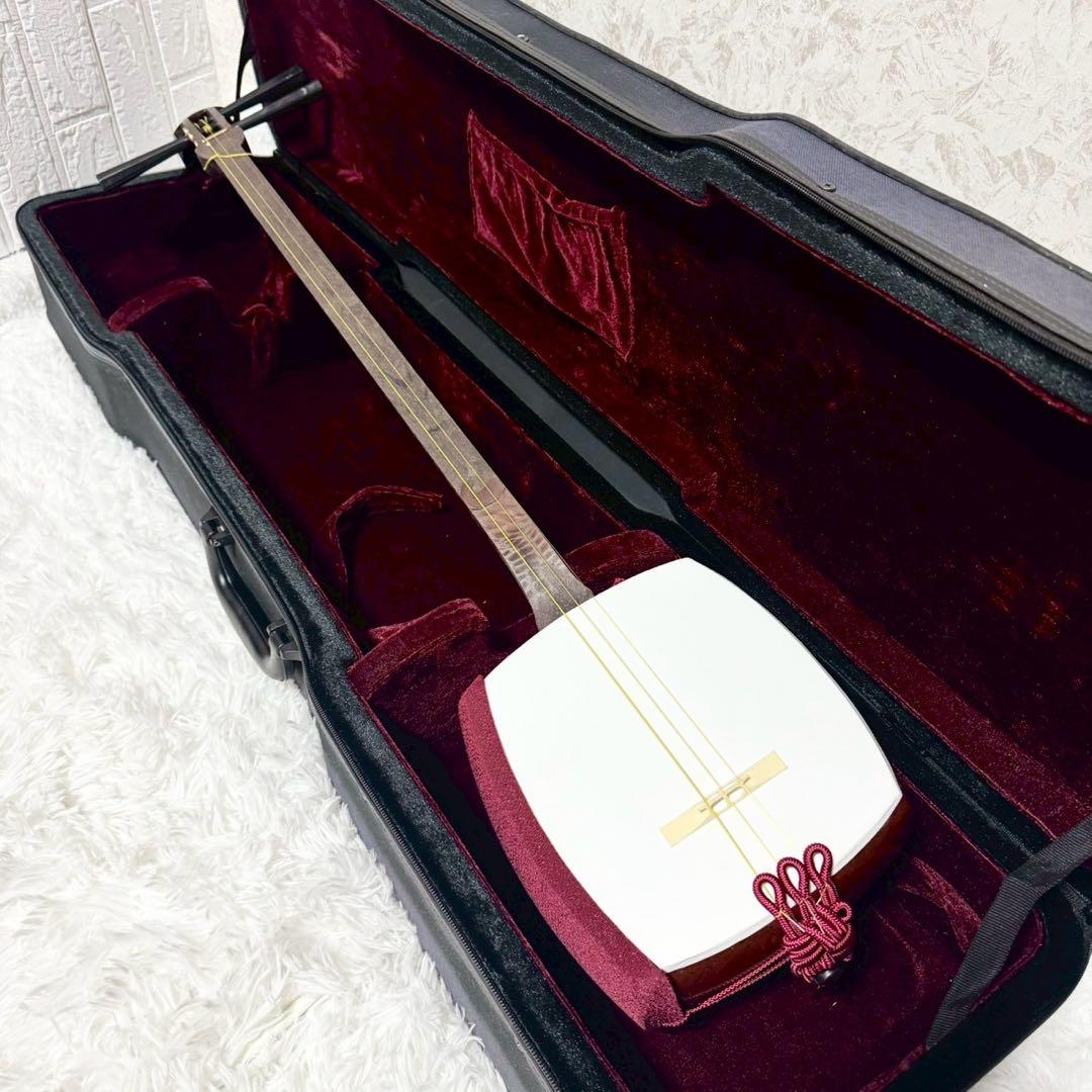 『美品』三味線 ゼンオン（ZEN‐ON） 初心者セット付き ハードケース付き
