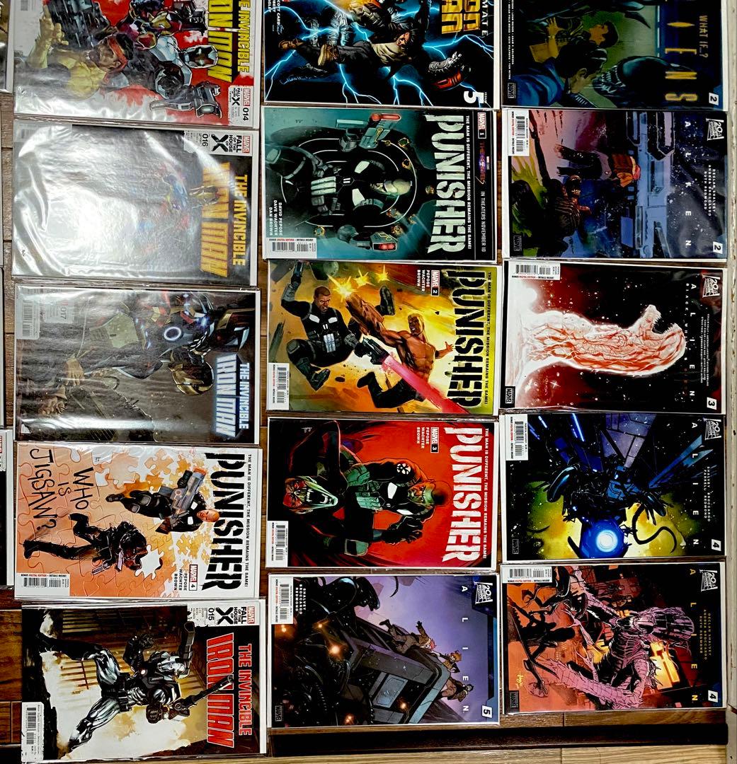 モダン・マーベル＆インディーコミック50冊セット（袋＋ボード付き・英語版）