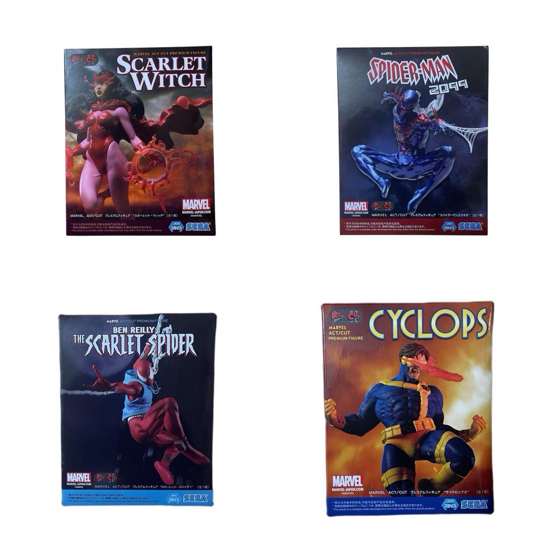 MARVEL マーベル ACT/CUTプレミアム フィギュア 4体セット