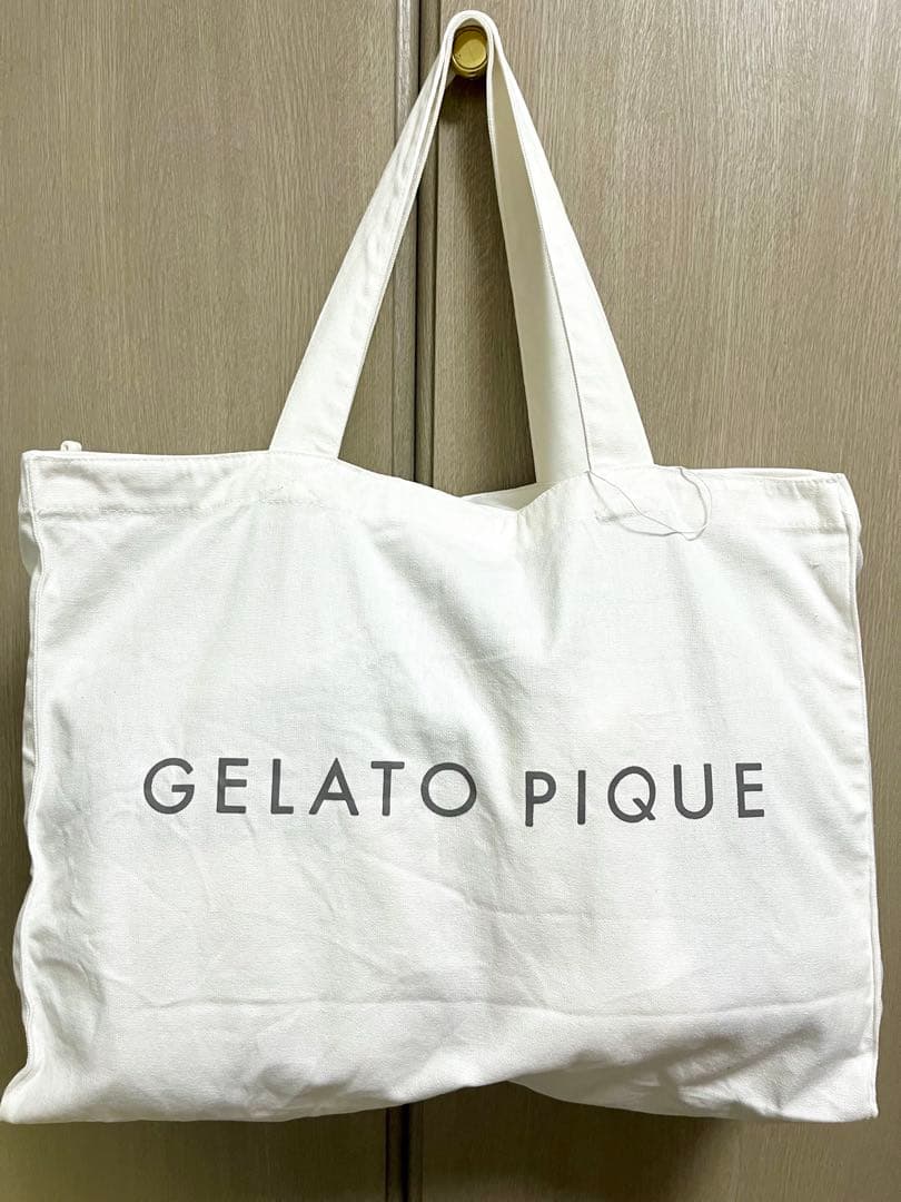 【美品】ジェラートピケ　パウダートリムボーダー　上下セット