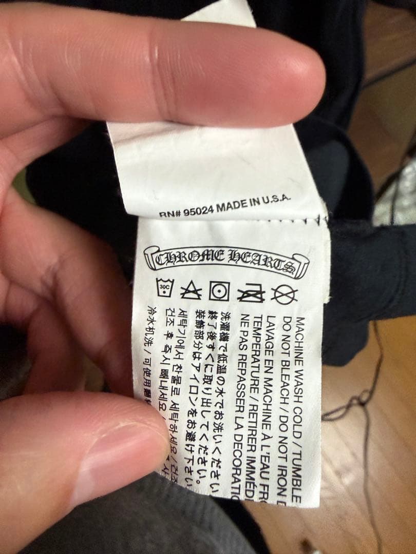 クロムハーツCHROMEHEARTS tシャツ ブラック 正規品 サイズM