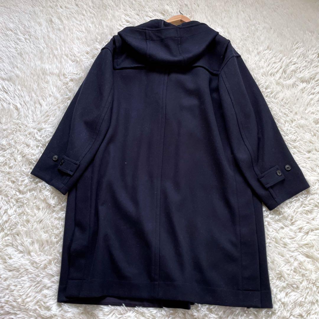 希少大きいサイズUNIQLO+JオーバーサイズダッフルコートネイビーXXL