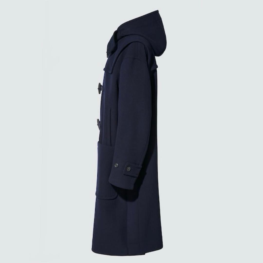 希少大きいサイズUNIQLO+JオーバーサイズダッフルコートネイビーXXL