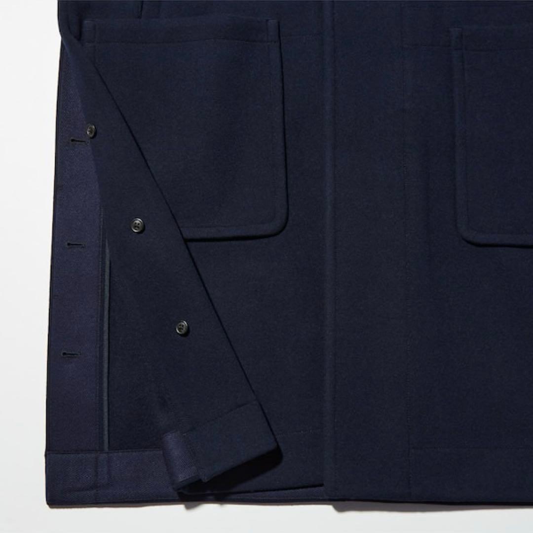 希少大きいサイズUNIQLO+JオーバーサイズダッフルコートネイビーXXL