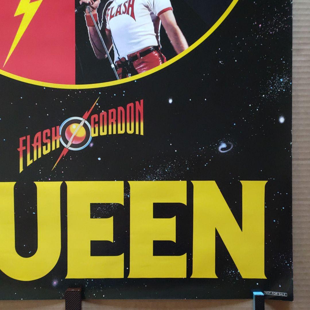 QUEEN／FLASH GORDON 新品 特典ポスター 80年当時物 送料込み