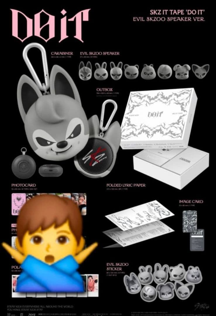 K-POP・アジア StrayKids DO IT EVIL SKZOO SPEAKER
