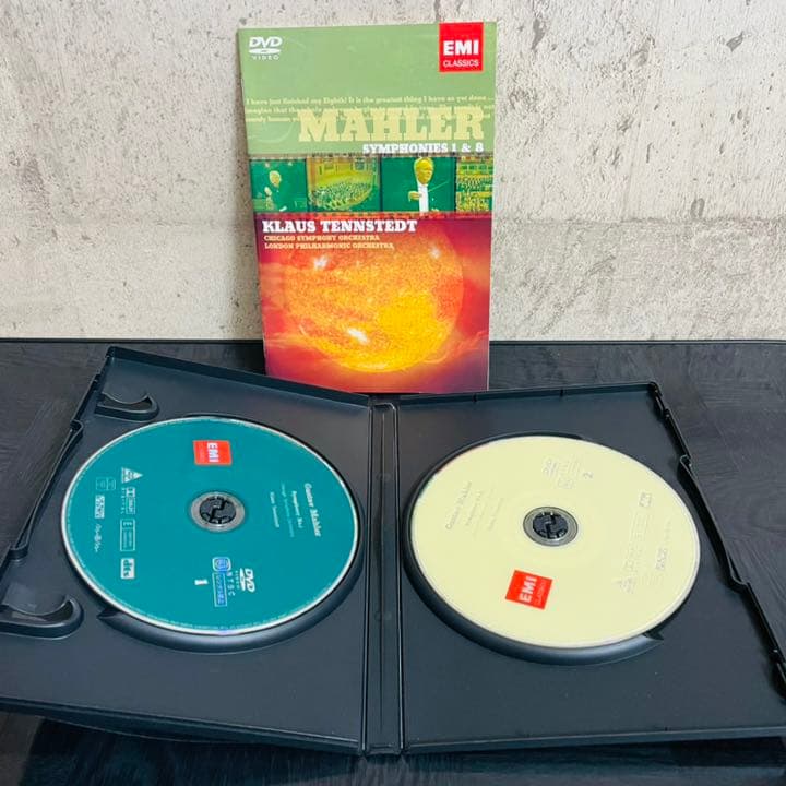 マーラー:交響曲第1番「巨人」&第8番「千人の交響曲」 DVD テンシュテット