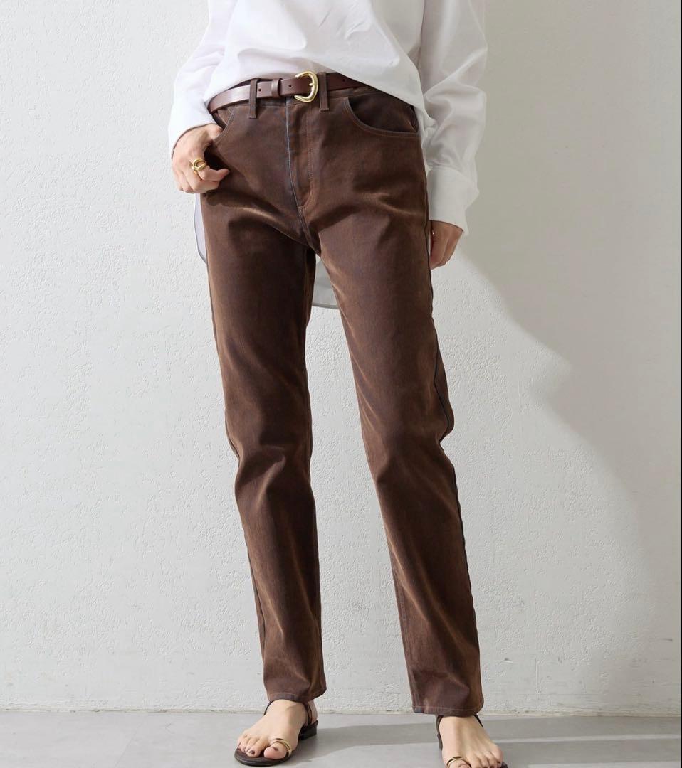 Whim Gazette デニムフロッキーパンツ（新品タグ付き）