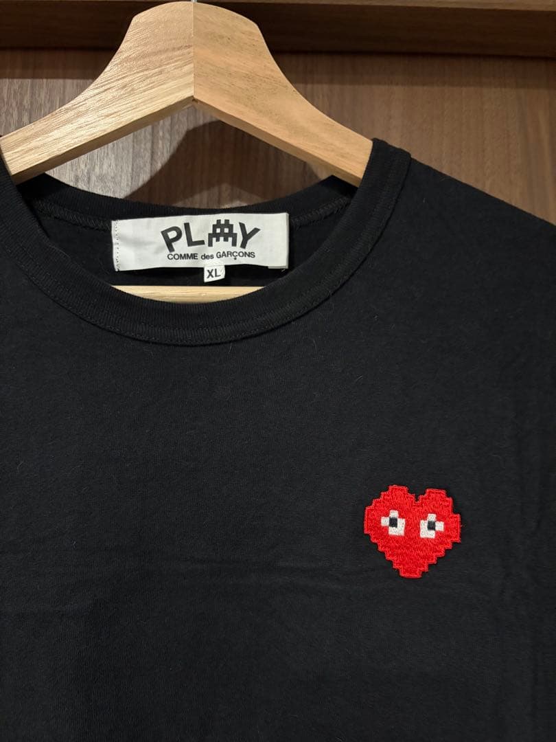 PLAY COMME des GARÇONS invader Tシャツ XL 黒