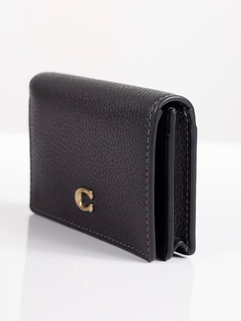 COACH 黒 レザー 名刺入れ 新品未使用