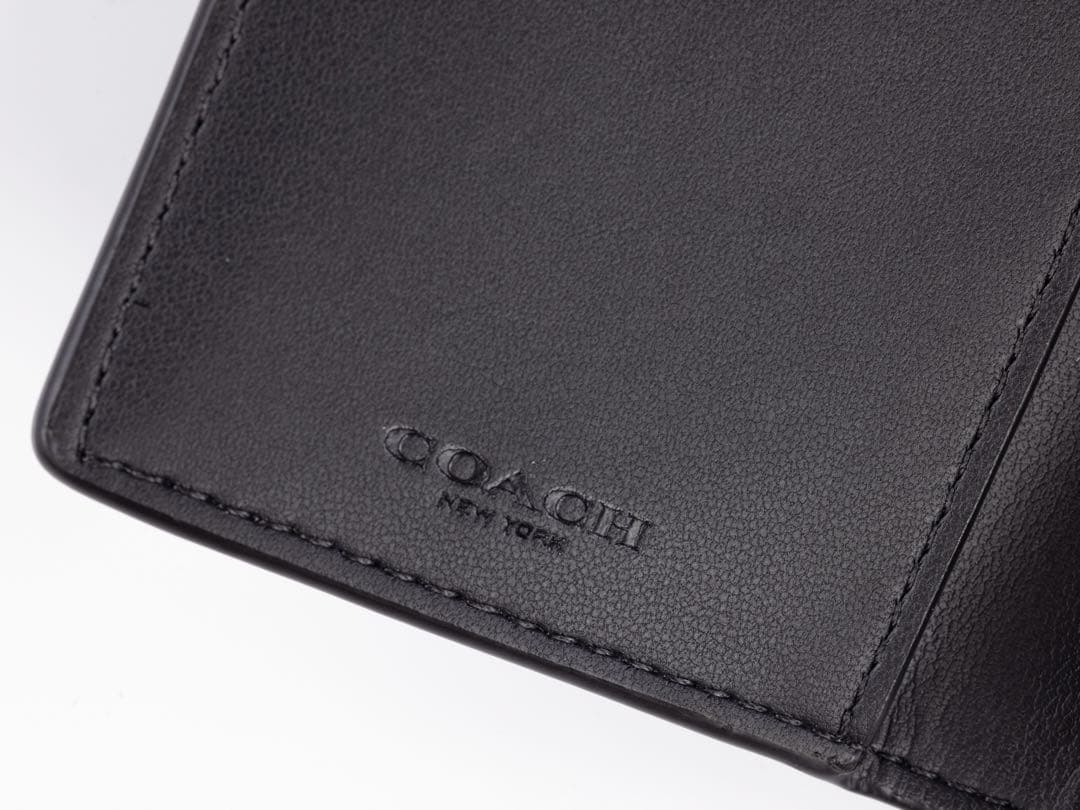 COACH 黒 レザー 名刺入れ 新品未使用