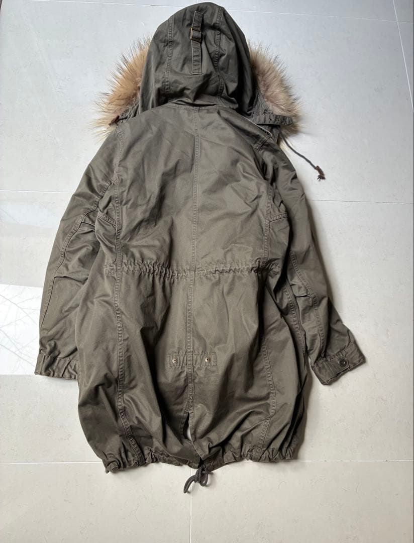 別注　AMERICAN RAG CIE モッズコート　ファー　フード　2way