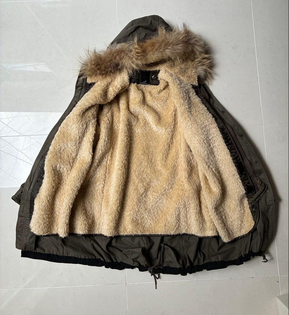 別注　AMERICAN RAG CIE モッズコート　ファー　フード　2way