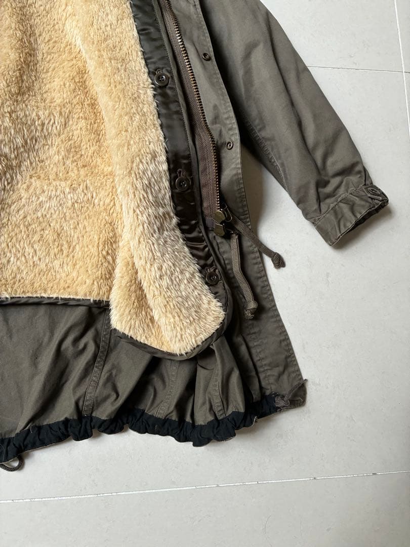 別注　AMERICAN RAG CIE モッズコート　ファー　フード　2way