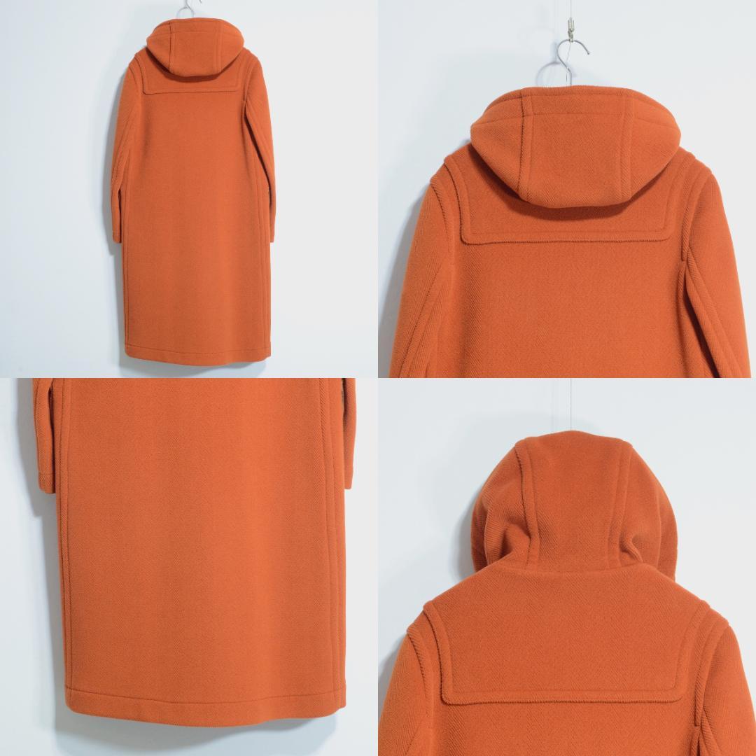 超極上品 ムーアブルックカットパイル ダッフルコート オレンジ 36