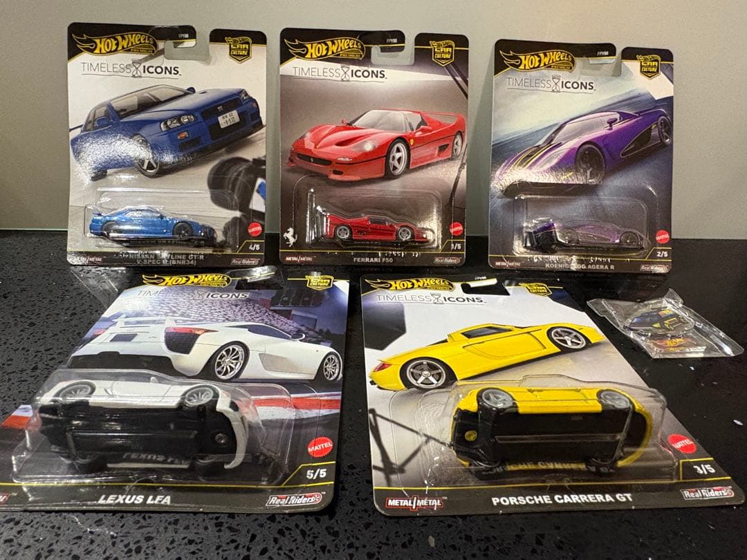 HW カーカルチャー タイムレス アイコンズ 5台セット
