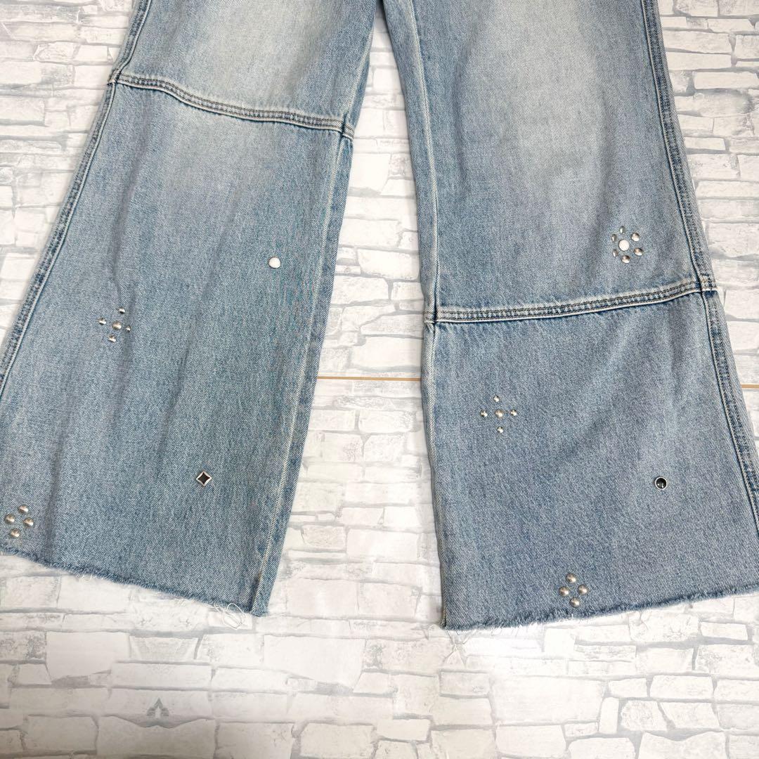 【現行品】SLY STUDS SEAM DESIGN FLARE PT-B