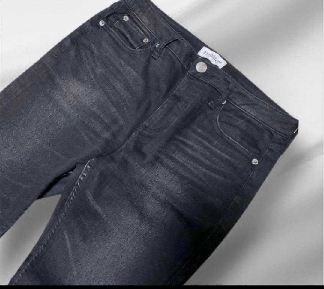 大きいサイズ！23区DENIM/ストレッチブラック/44
