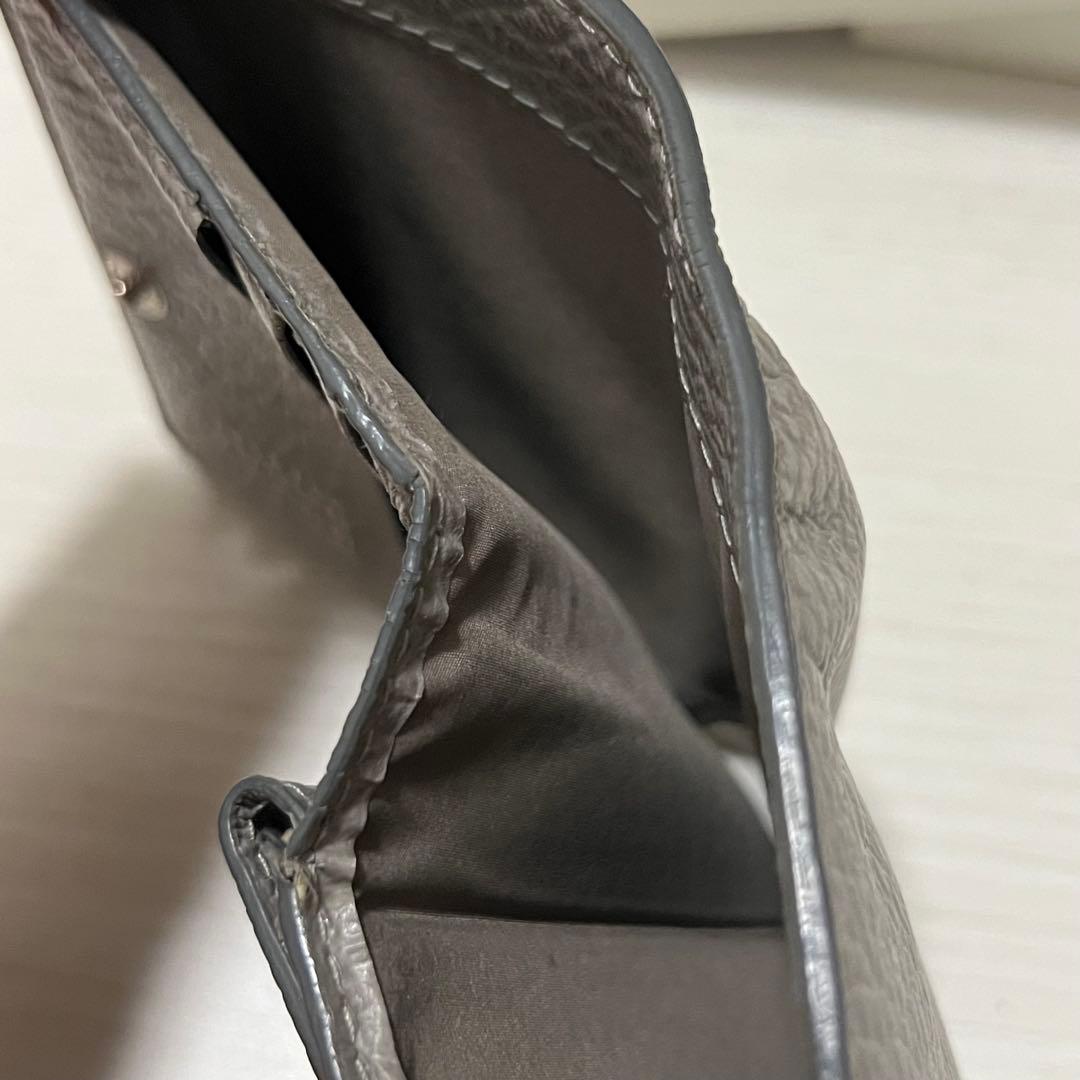 メゾンマルジェラ　二つ折り財布　グレー