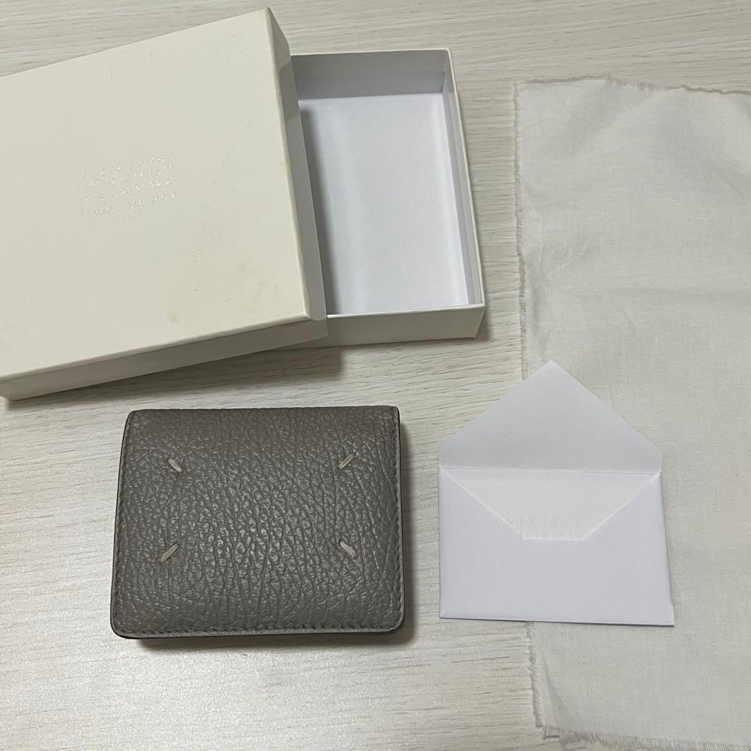 メゾンマルジェラ　二つ折り財布　グレー