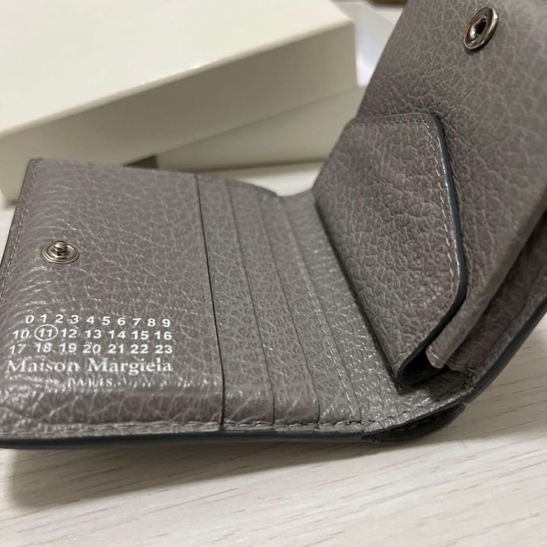 メゾンマルジェラ　二つ折り財布　グレー