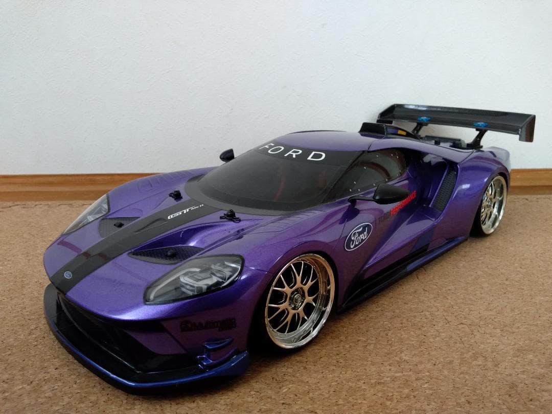 いぬ　タミヤ 1/10 TT01シャーシ　フォードGT Mk2　フルセット