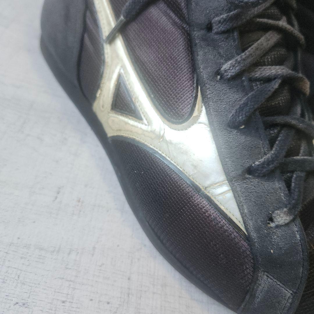 MIZUNO ボクシングシューズ 25cm BLACK GOLD
