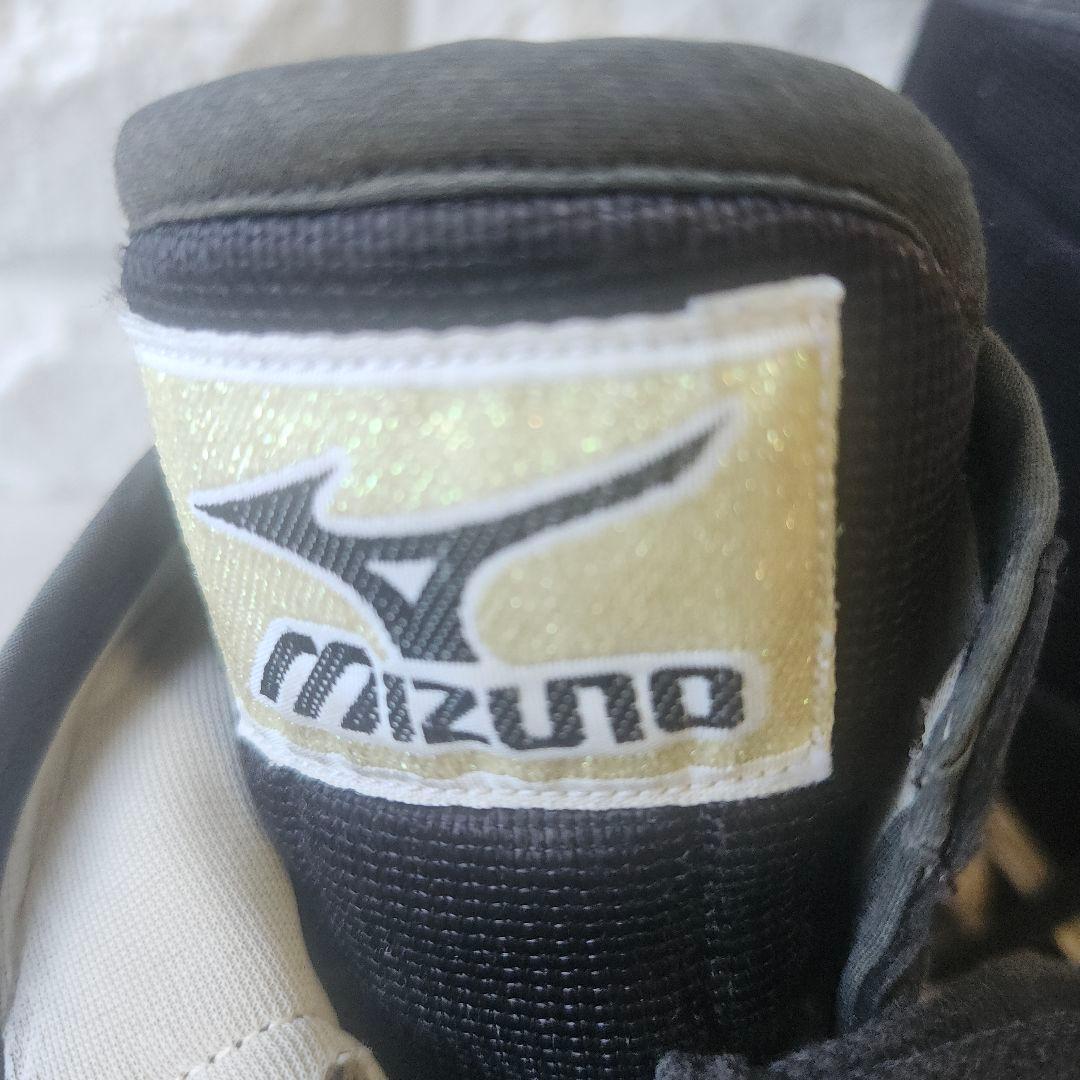 MIZUNO ボクシングシューズ 25cm BLACK GOLD