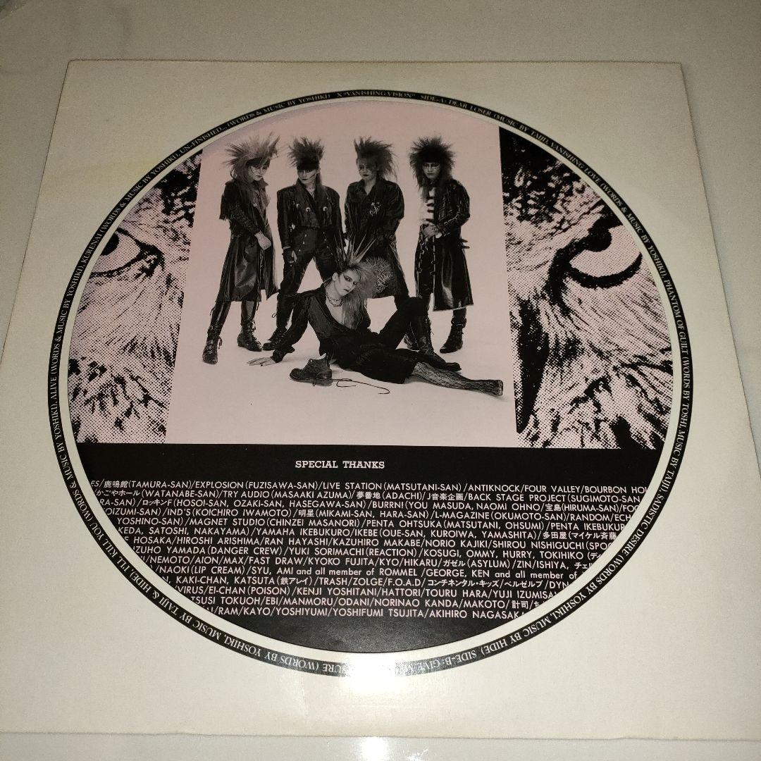X VANISHING VISION ピクチャーレコード