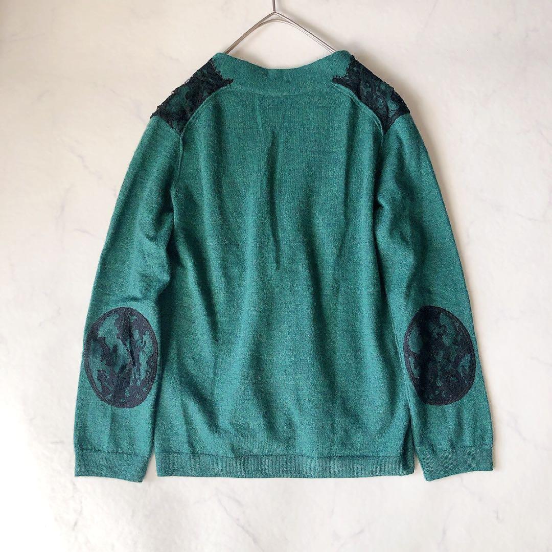 Zhor&Néma ゾーアンドネマ レースカーディガン パリ カシミヤ混