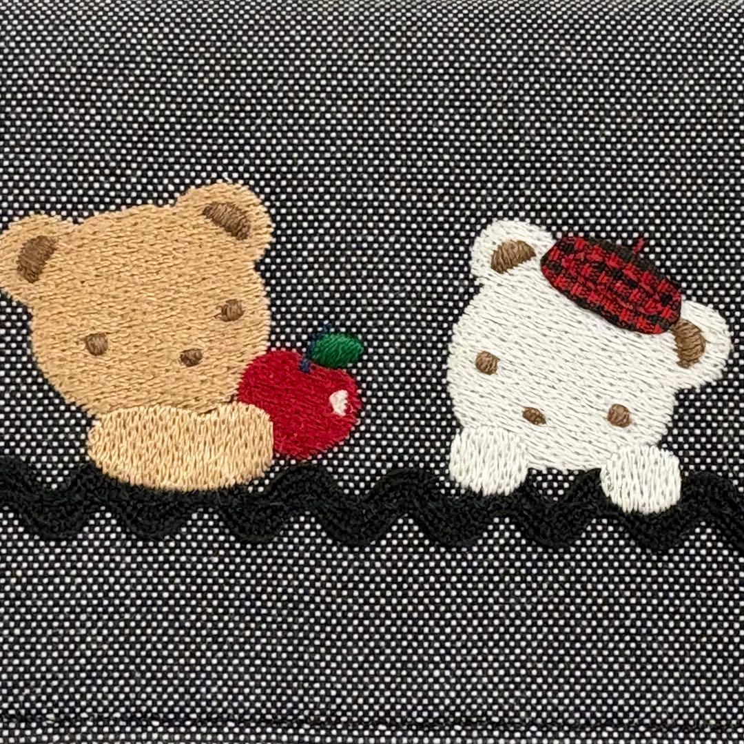 familiar ファミリア　デニム　三つ折り財布　ミニウォレット