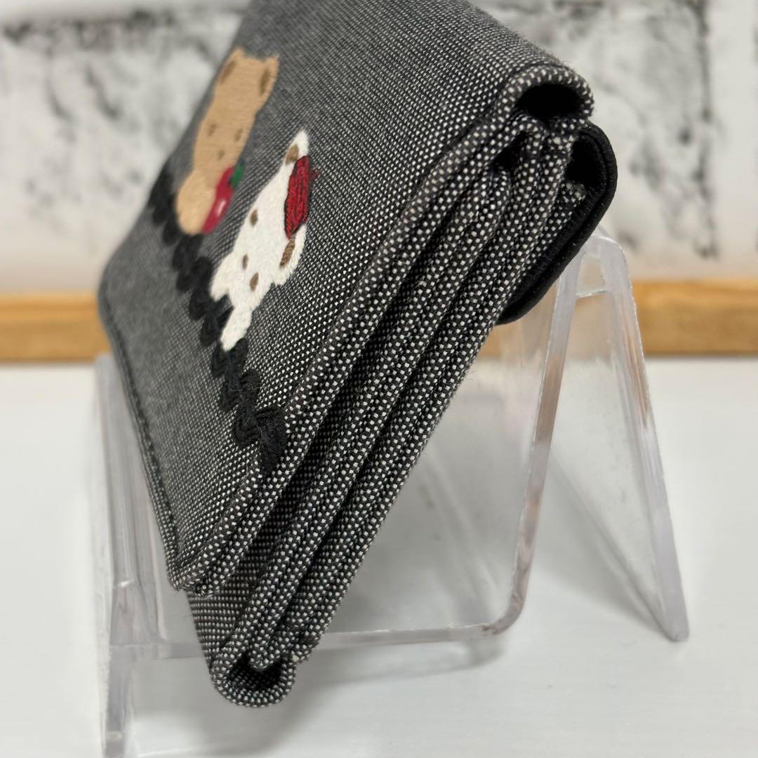 familiar ファミリア　デニム　三つ折り財布　ミニウォレット