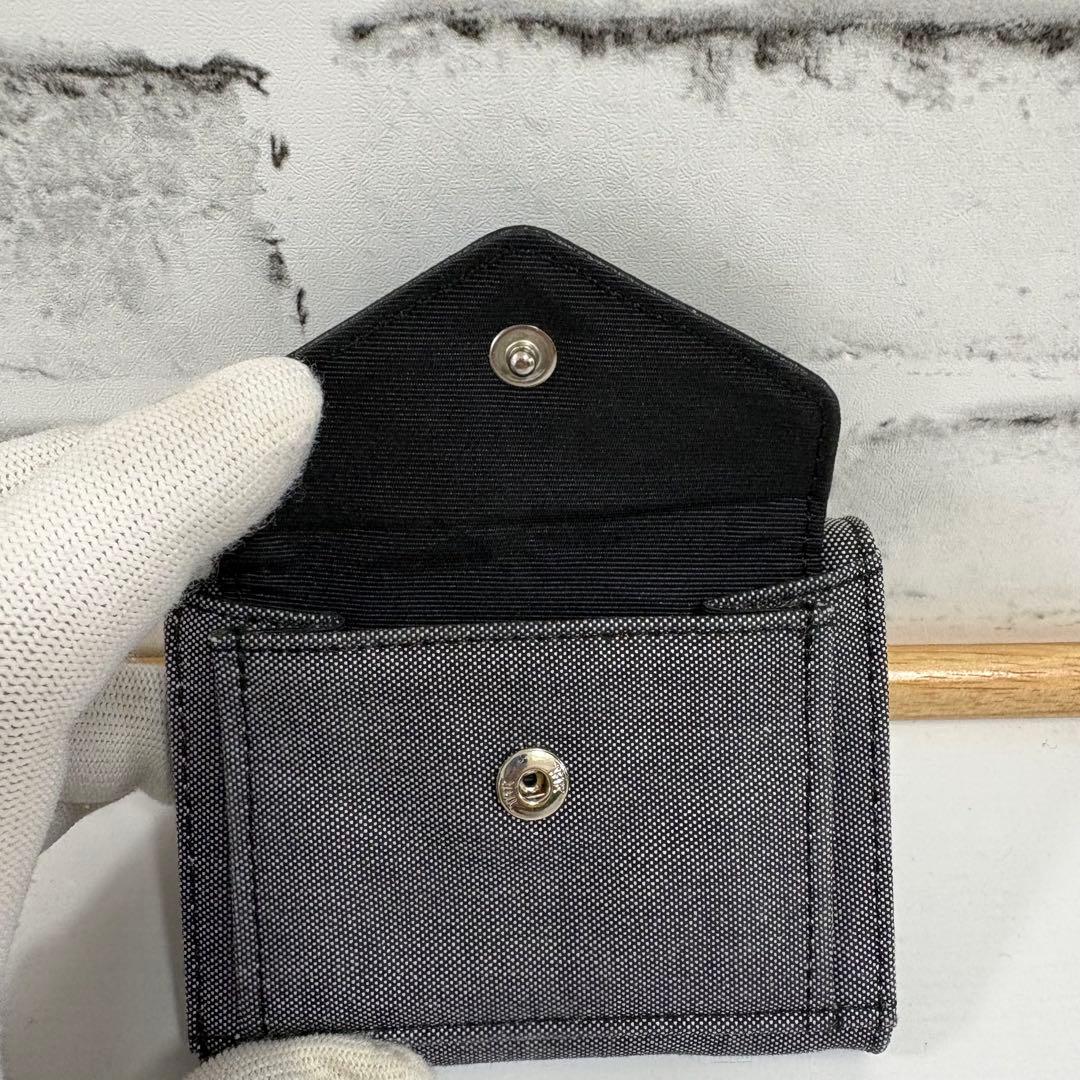 familiar ファミリア　デニム　三つ折り財布　ミニウォレット