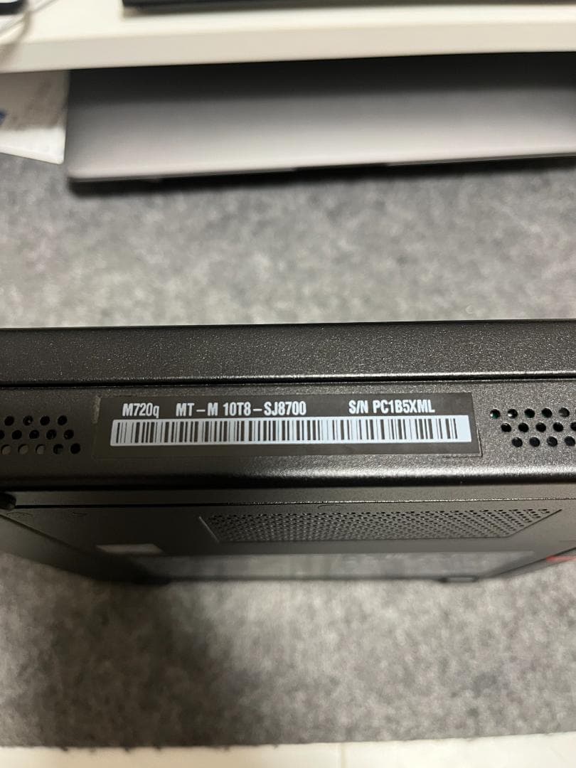 Lenovo M720q i5第9世代WX3100グラボ16GB RAM SSD