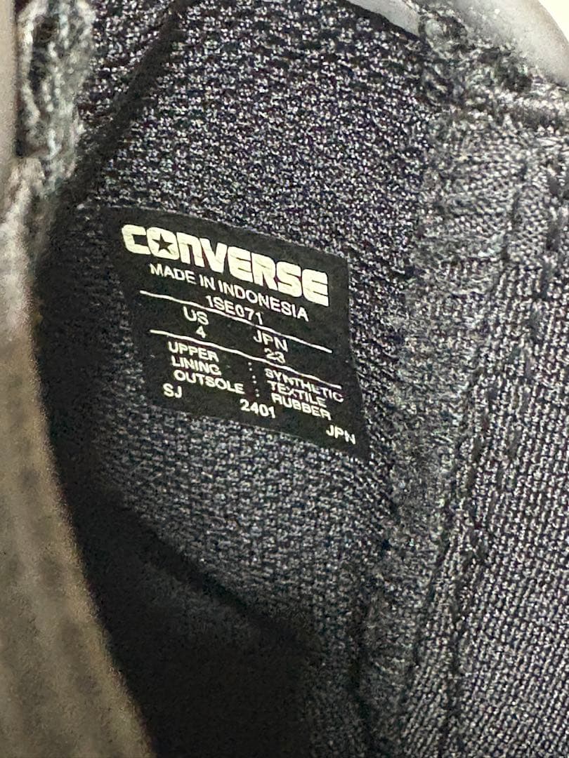 CONVERSE ブラック 長靴・レインブーツ