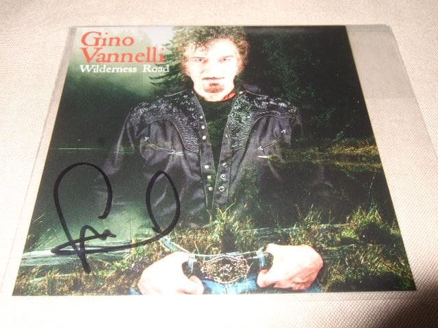 GINO VANNELLI,直筆サイン入り,ジノ・ヴァネリ,AOR