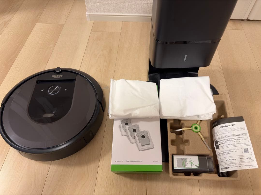 iRobot Roomba i7+ 純正ゴミ交換パック2つ付き　その他付属品あり