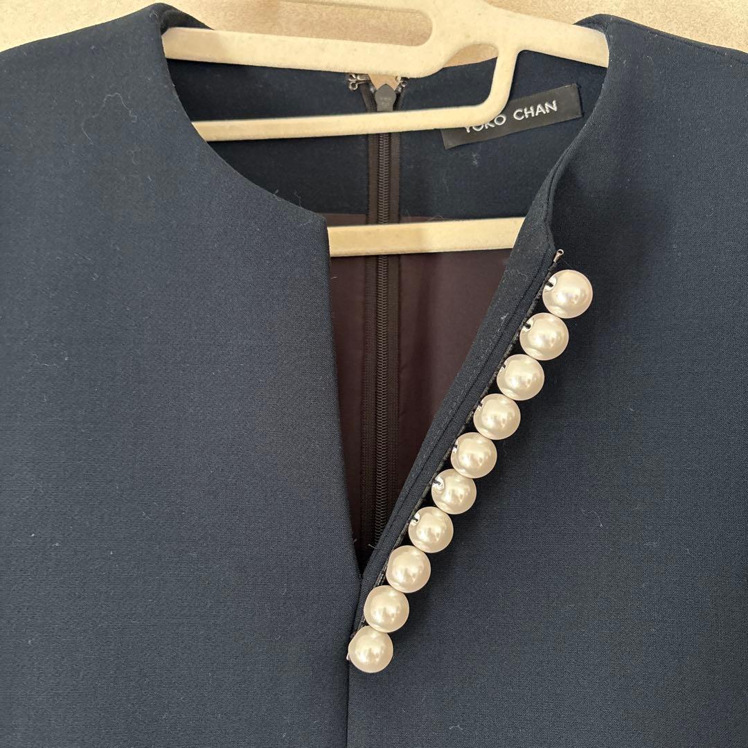 【美品】YOKOCHANパールワンピース